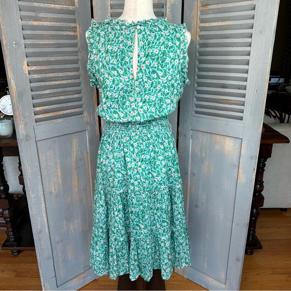 Roller Rabbit Cerro Naoki Dress Light Blue Sz L - Picture 14 of 16